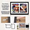 Qunclay 14x20 Inch Double Magazine Frame Displays Two 8x11 Inch