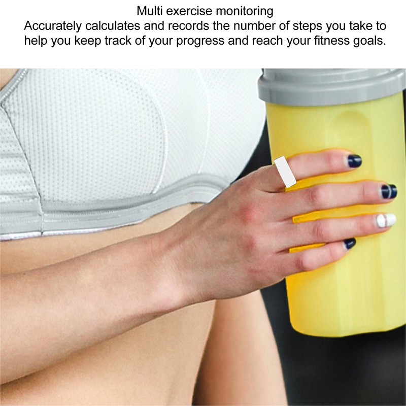 Smart Health Ring Stainless Steel Waterproof 23mah Lightweight Sleep Health