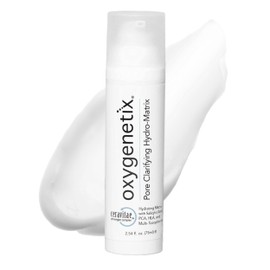 Oxygenetix Pore Clarifying Hydro-Matrix | Hyaluronic Acid Face Cream & Moisturizer for Clear-Looking Skin | Daily Hydrating Lotion with Salicylic Acid (2.5 oz)