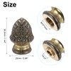 PATIKIL 25 x 36.5mm Lamp Finials Caps Knob, 1 Set