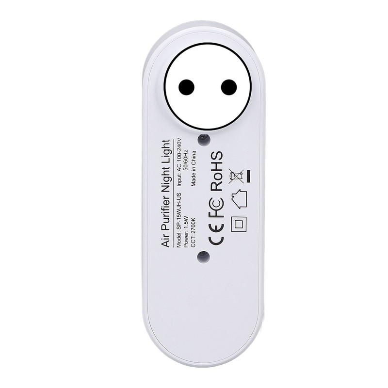 Air Purifier Night Light Small Plug in Negative Ion Generator