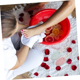 FOMIYES 2pcs Pumice Stone for Feet Ergonomic Foot Care Tool Natural Dead Skin Remover Callus Scrubber for Cracked Heels and Rough Skin Gentle