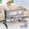 Semphis Baby Bassinet, 3 in 1 Bassinets Bedside Sleeper, Adjustable