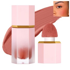 Cheek Gel Cream Liquid Blush, Soft, Lightweight, Breathable Feel, Long-Lasting, Smudge-Proof, Natural Looking, Skin Tint Blush Makeup (104 Risky Business)