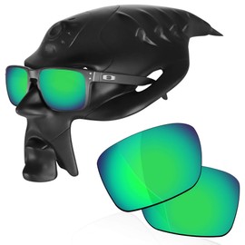 RockShell Polarized Lenses Replacement for Oakley Holbrook OO9102/Holbrook AF OO9244 Sunglasses - Python Green