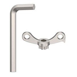 Pawfly - Herramienta de ajuste de manivela para bicicleta, herramienta de extracción de manivela para Hollowtech II, herramienta de extracción de manivela con llave Allen, herramienta de extracción de