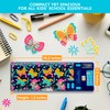 Decorably Multifunctional Butterfly Pop Up Pencil Case with Calculator, Sharpener,