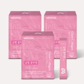 Medicock Low Molecular Fish Collagen Biotin Powder Stick 90 Packets / 메디콕 저분자 피쉬 콜라겐 비오틴 분말 스틱 90포