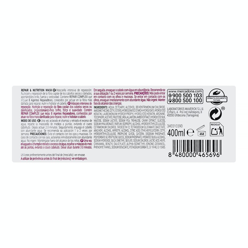 BYUP Repair & Nutrition Deliplus Dry Hair Mask with 8