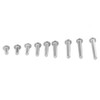 662PCs M2.5 SUS304 Stainless Steel Pan Head Hex Socket Screw