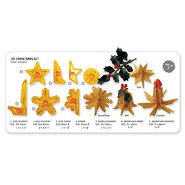 JEM 3D Christmas Cutters Set, 7-Piece
