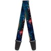 Buckle-Down GS-W34577 Guitar Strap Space Dust Collage 2 Inches Wide,