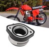 Qiilu 28mm Carburetor Gasket Motorcycle Rubber Carburetor Adapter for VM24