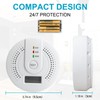 2 Pack Carbon Monoxide Detectors,CO Detectors Battery Powered,Carbon Monoxide CO