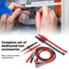 Multimeter Test Leads Kit Brass PVC PA Durable Wearable 4mm