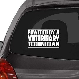 Custom Brother - Powered by A Veterinary Technician Car Laptop Wall Sticker n71