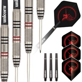 Unicorn Steel Tip Darts Set | Core Plus | Tungsten Barrels | 21 g