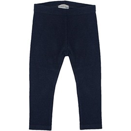 Lil Legs Boys Girls Unisex Ribbed Leggings - Navy, 2T