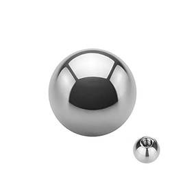 Treuheld® Silver Steel Ball for Piercings | 15 Sizes, Steel