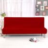 Stretch Futon Cover Armless Sofa Slipcover Foldable Sofa Bed Covers