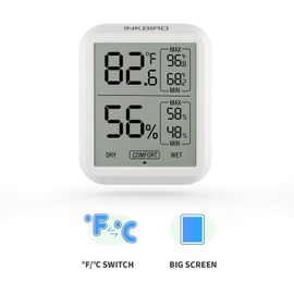 Inkbird Temperature Humidity Monitor Moisture Meters Digital Hygrometer Thermometer ITH20