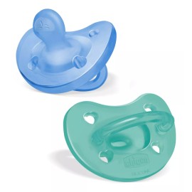 Chicco Chupón Pshysioforma Soft Verde Azul 6-16m 2pzs
