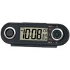 Seiko NR537K Radio Alarm Clock RAIDEN Black 2.4 x 7.3