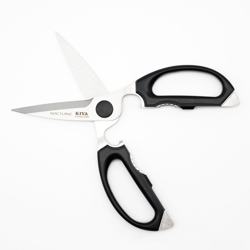 木屋 Kitchen Scissors Made in Japan Biodegradable Chopin Nocturnes Black