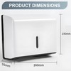 Multifold Hand Towel Dispenser, Wall-Mount Z Fold Paper Towel Dispenser