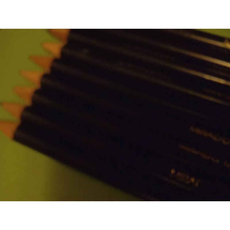 10x Vintage Mirado Black Warrior penciles,chemi