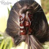 Parcelona French Tubular Large Covered Spring Tortoise Shell Jaw Hair