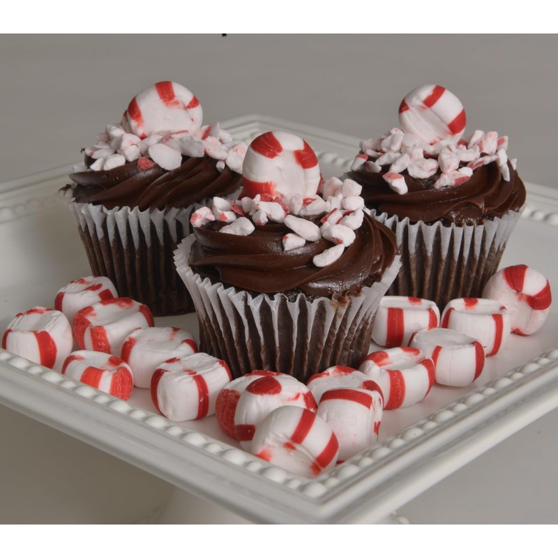 Red Bird Soft Peppermint Candy Puffs, Mints Individually Wrapped, Gluten-Free,