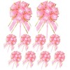 Jidyllic 10 Pack Pull Bows Large Satin Ribbon