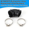 W10445975 Dishwasher Elbow Hose and 2 Clamps Kit, Dishwasher Circulation
