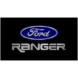 Eurosport Daytona- Compatible with -, Ford Ranger - Carbon Steel License Plate