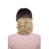 Fashion wavy hair extension hairpiece hair band updos messy bun