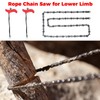 53 Inch Rope Saw High Reach Tree Limb Hand Rope