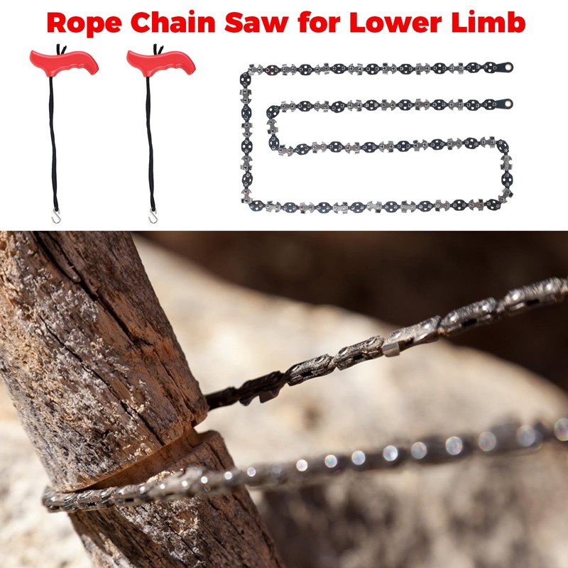 53 Inch Rope Saw High Reach Tree Limb Hand Rope
