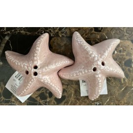 Cracker Barrel STARFISH Small Salt Pepper Shakers From Cracker Barrel NEW