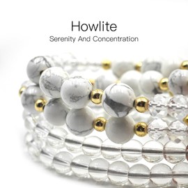 Lanyards with ID Holder, Teacher Lanyard with Retractable Badge Holder, Natural Stone Lanyard Accessories, Retractable Lanyard for Keys Women ID Card Lanyards Beads Holders