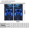 ShiTingYu Gaming Boys Curtains, Video Game Kids Window Drapes Blue