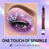 Deep Purple Shimmering Eyeshadow Stick, Dark Purple Cream Eye Shadow