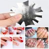 4 Pieces Stainless Steel Edge Trimmer French Smile Line Manicure