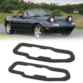 WIKIBB Tail Light Gasket Compatible with 90-97 Mazda Miata MX5, 2 PCS Taillight Gasket For 90-97 Mazda Miata Tail Light Taillights Accessory Black, OEM NA01-51-158