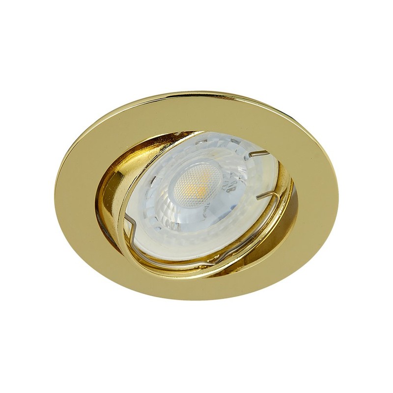 Tecnolite Lámpara para Empotrar de Interior, color Latonado YD-330/O