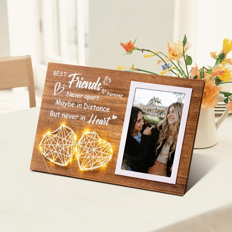 Best Friends Picture Frame - Birthday Gifts for Best Friend,