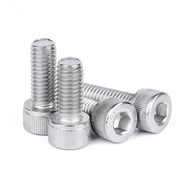 M6 50mm Screw M6-1.0x50mm Socket Head Cap Screw M6 Socket Cap Bolts Metric Stainless Steel Screws Allen Hex Drive Bright Finish Machine Thread Coarse Threa UNC, 25Pcs (M6x50-25)