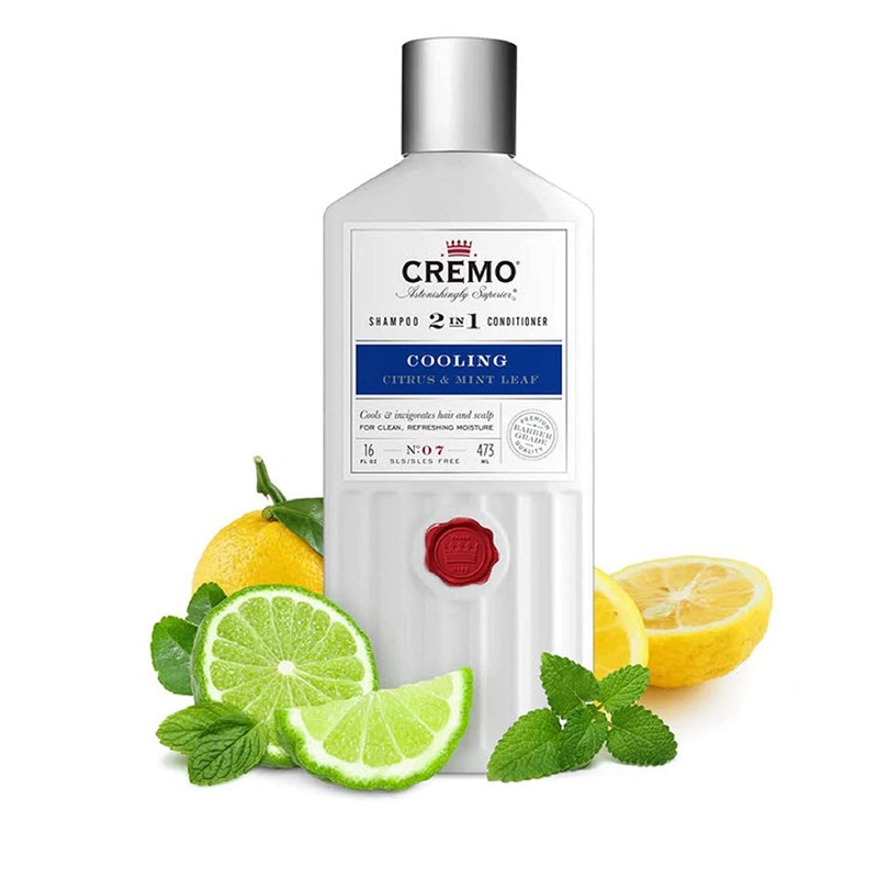 CREMO - Barber Grade 2 in 1 Shampoo & Conditioner