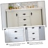 TEHAUX 4Pcs Durable Zinc Alloy Cabinet Door Pull Handles with