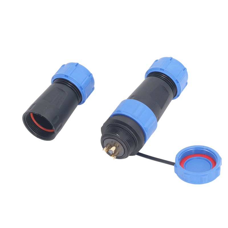 3PCS SP21 3 Pin Aviation Plug Socket IP68 Waterproof Sealing